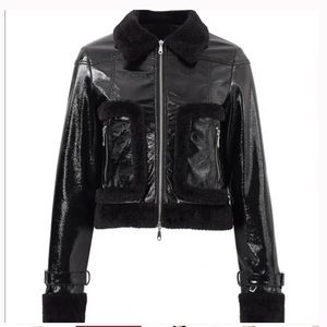Rebecca Minkoff Corinna Patent Leather Jacket